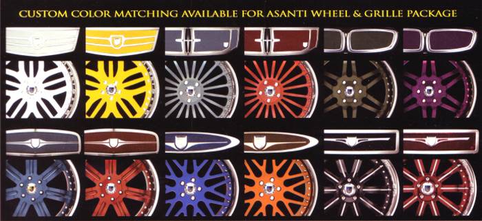 Custom Color Match for Asanti Wheel & Grille Pkgs.